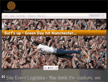 Tablet Screenshot of eventlogistics.org